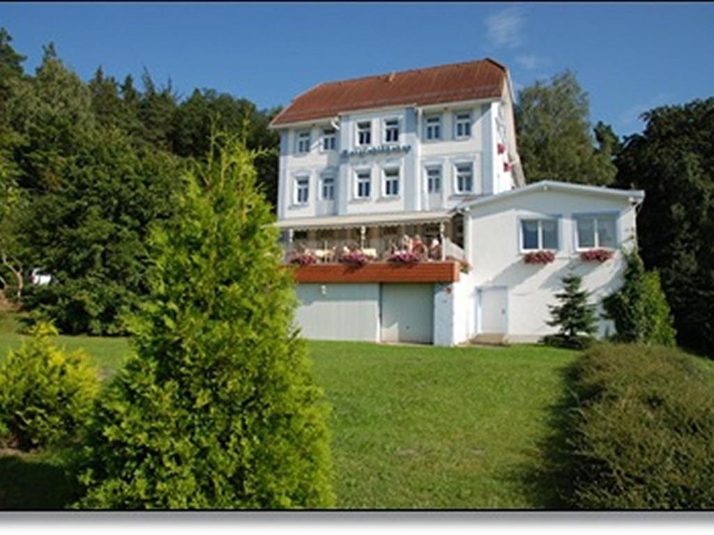 Waldhotel & Restaurant Bergschlosschen Hetzdorf Exterior photo